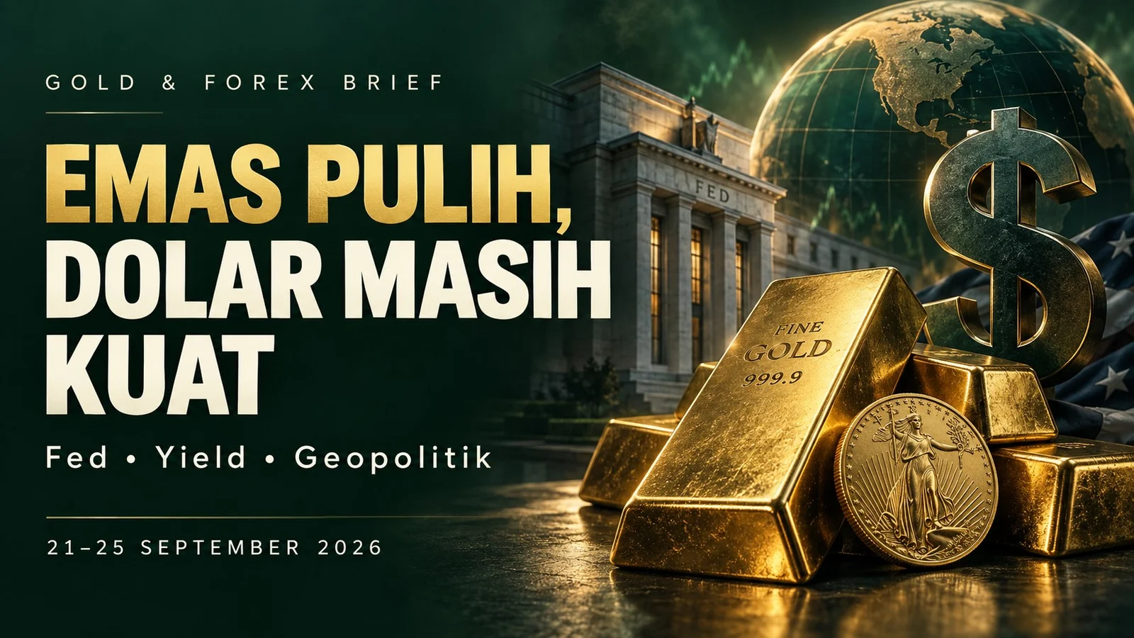 Gold & Forex Brief | 21–25 September 2026